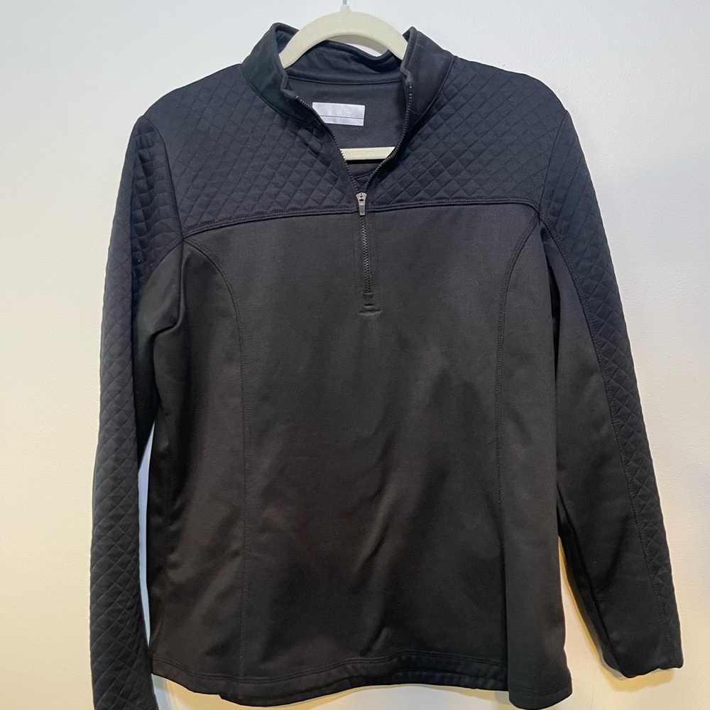 Callaway Black Quilted Women's Top